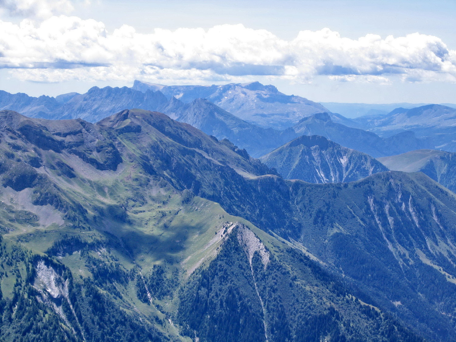 pic de Bure, de l'arête