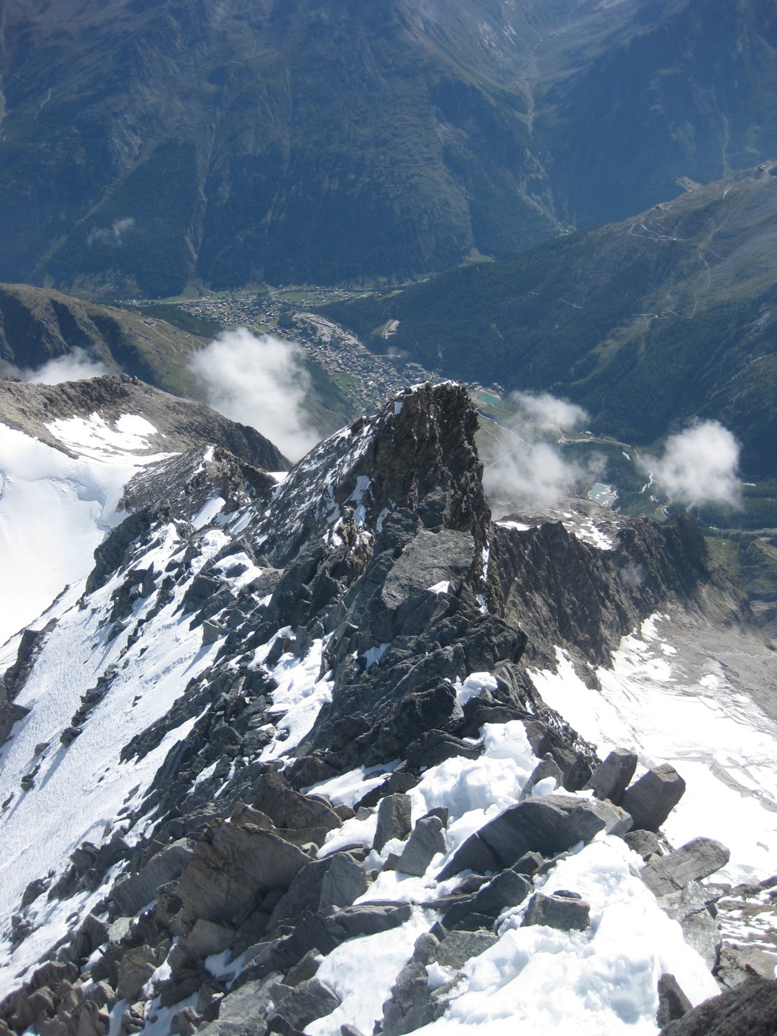 Arête ENE de la Lenzspitze