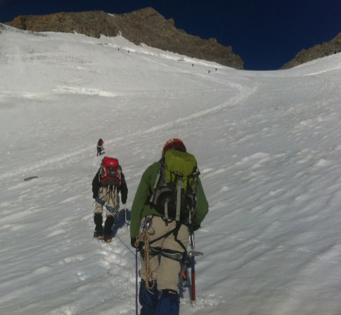 Glacier très pratiquable encore