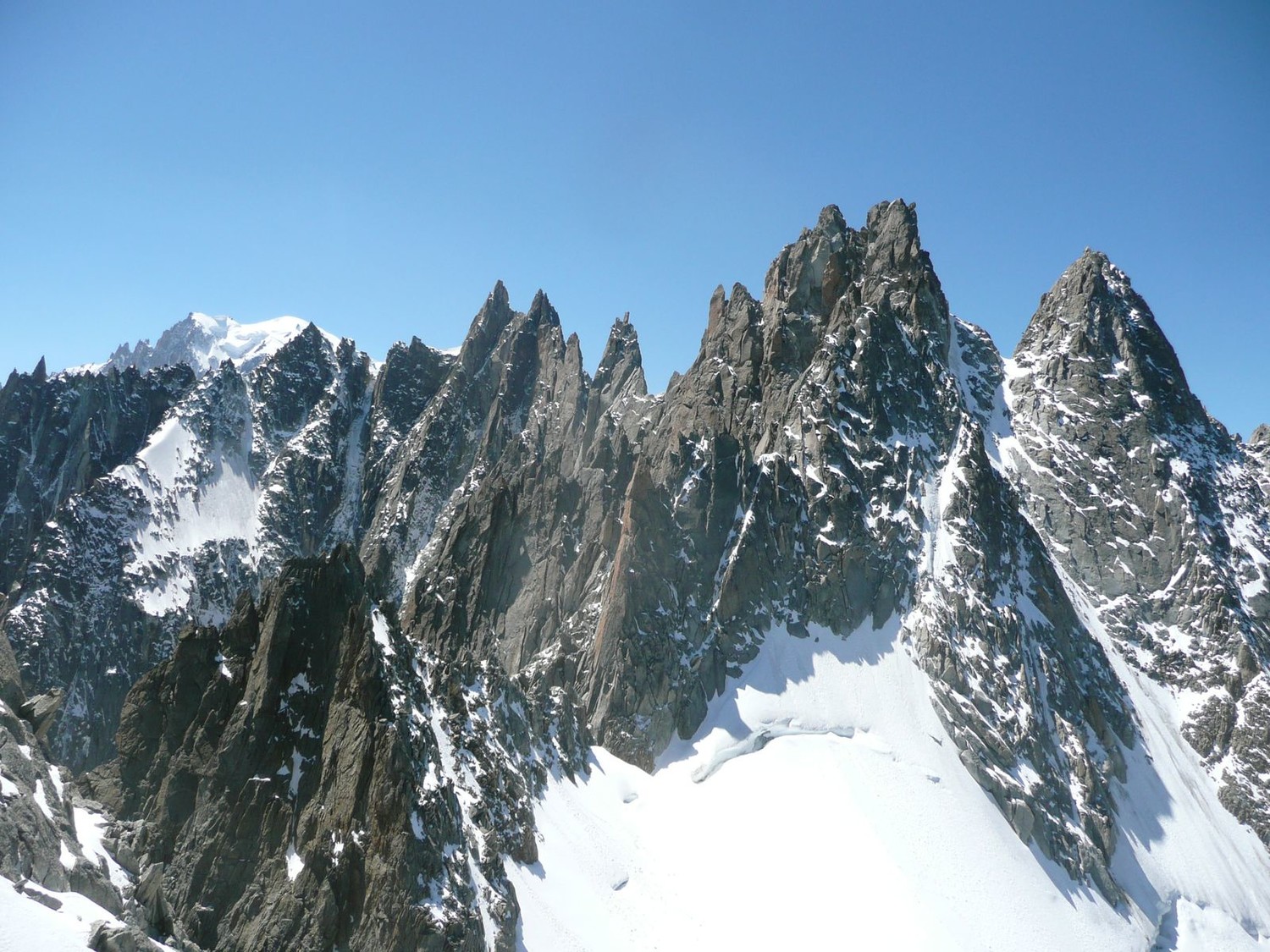 Les aiguilles de Chamonix