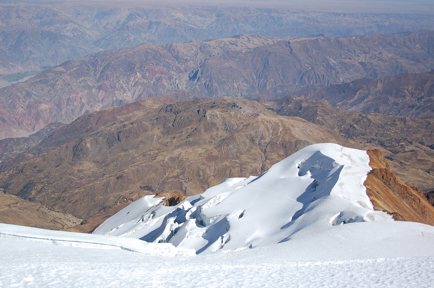 fin de descente vers le camp