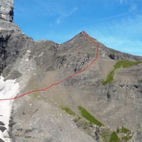 Itinéraire du versant E de la Tête de Chalin
