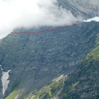 Traversée exposée entre glacier de Chalin et arête de Soi