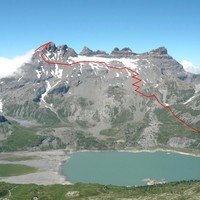 Tracé global côté Salanfe