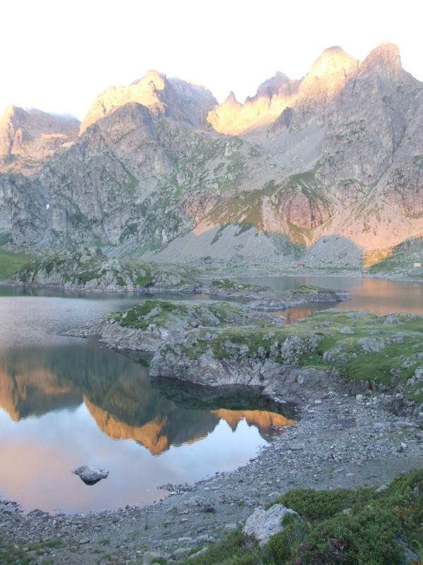 Coucher de soleil aux lacs Robert