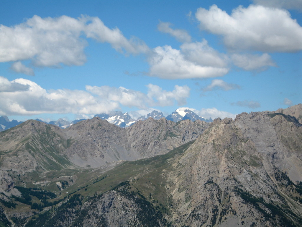 Au loin, les Écrins