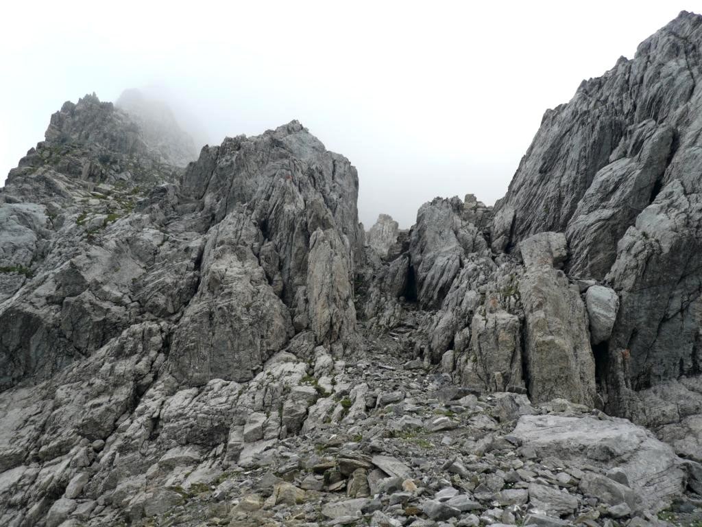 Arête de Sélaire, partie rocheuse