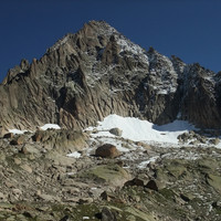 Aiguille du Moine, face S