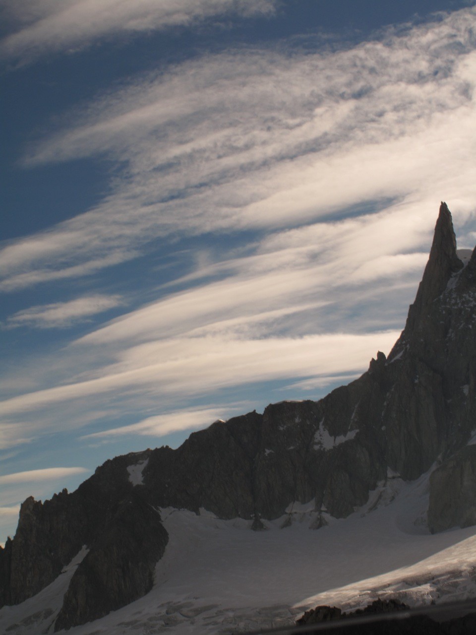 Dent du Géant : En route depuis Heilbronner