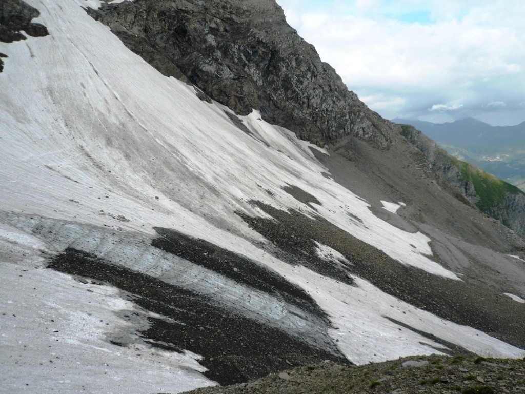 Glacier de Chalin et arête de Soi