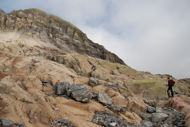Montée au Buet, entre le refuge et le Col de Salenton