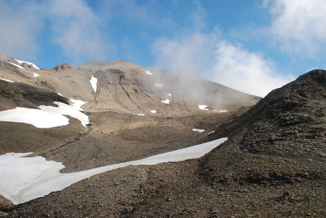 Montée au Buet au-dessus du Col de Salenton