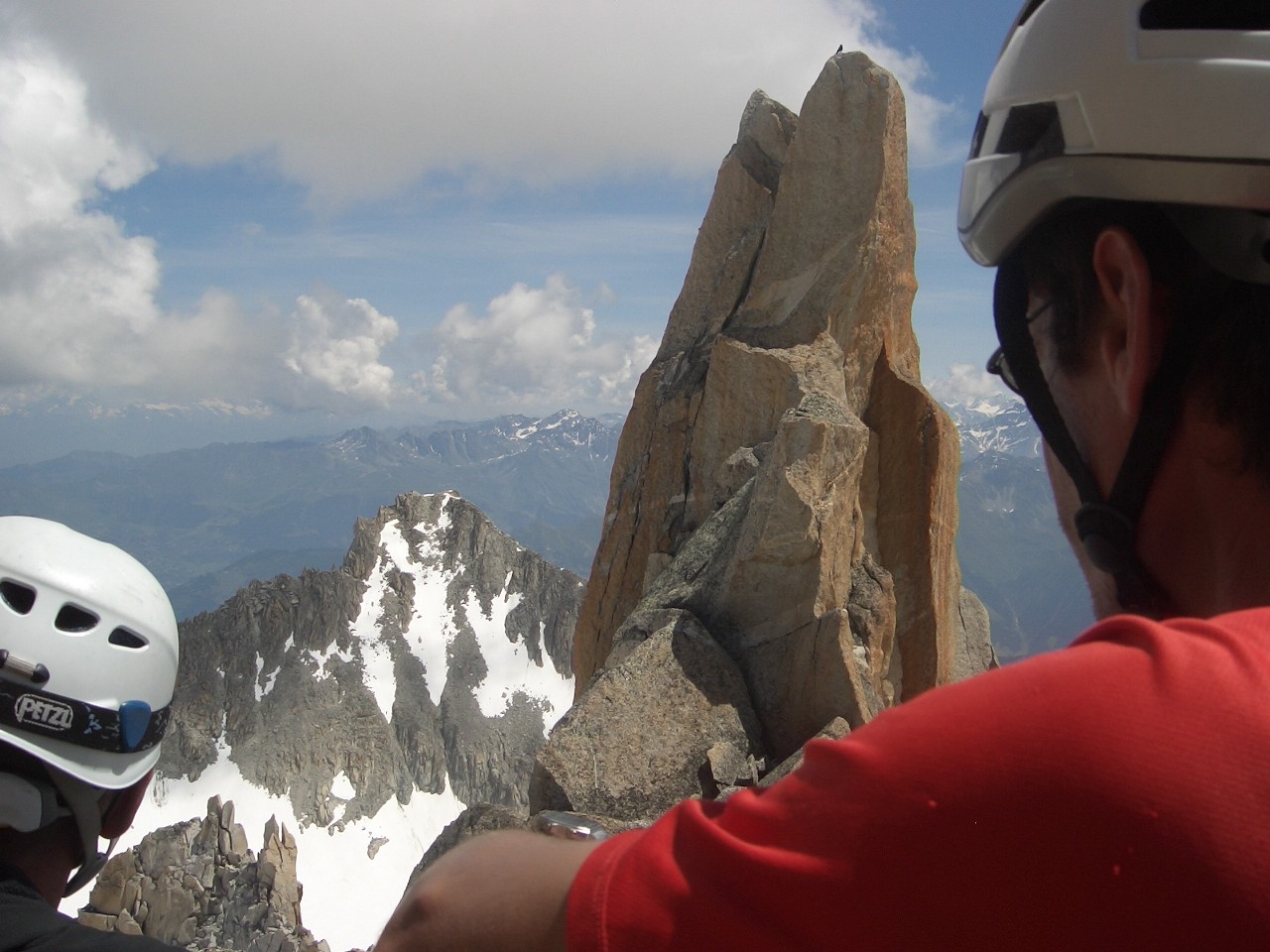 Aiguille Javelle et Portalet depuis le Trident