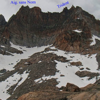 le Trident depuis le refuge des Dorées
