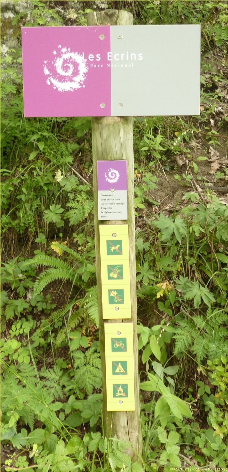 Parc National des Ecrins - Interdiction
