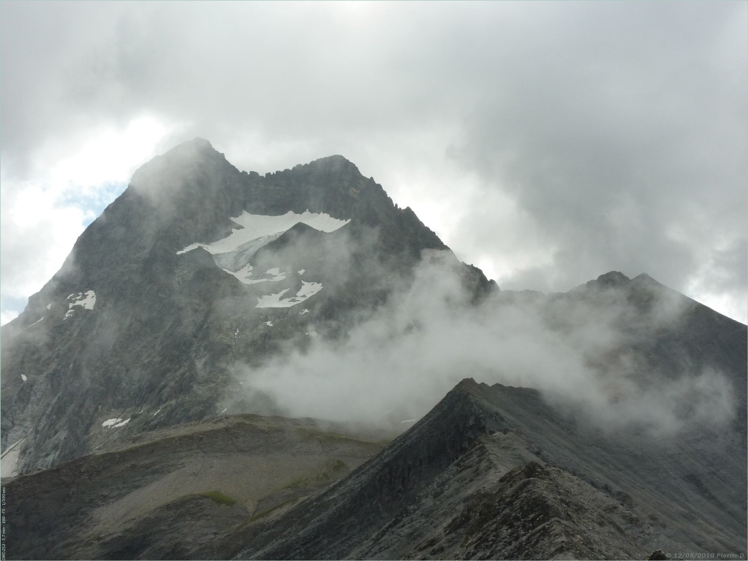 Sirac et ce qu'il reste du glacier de Vallonpierre