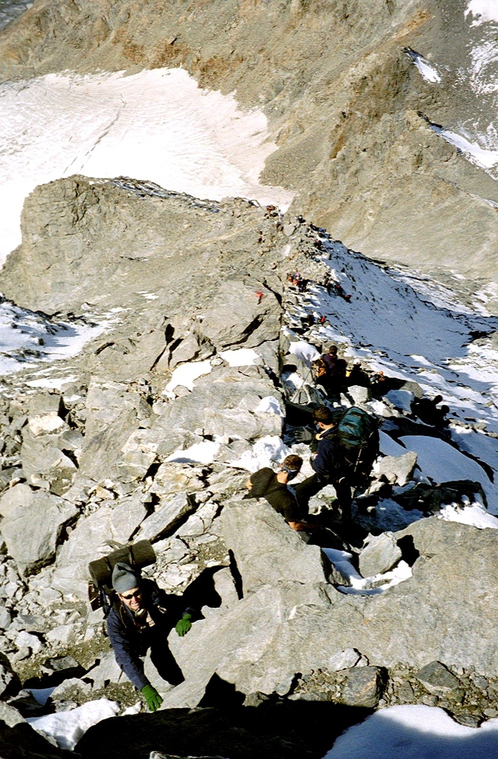 Montée a l'aigulle du Goûter