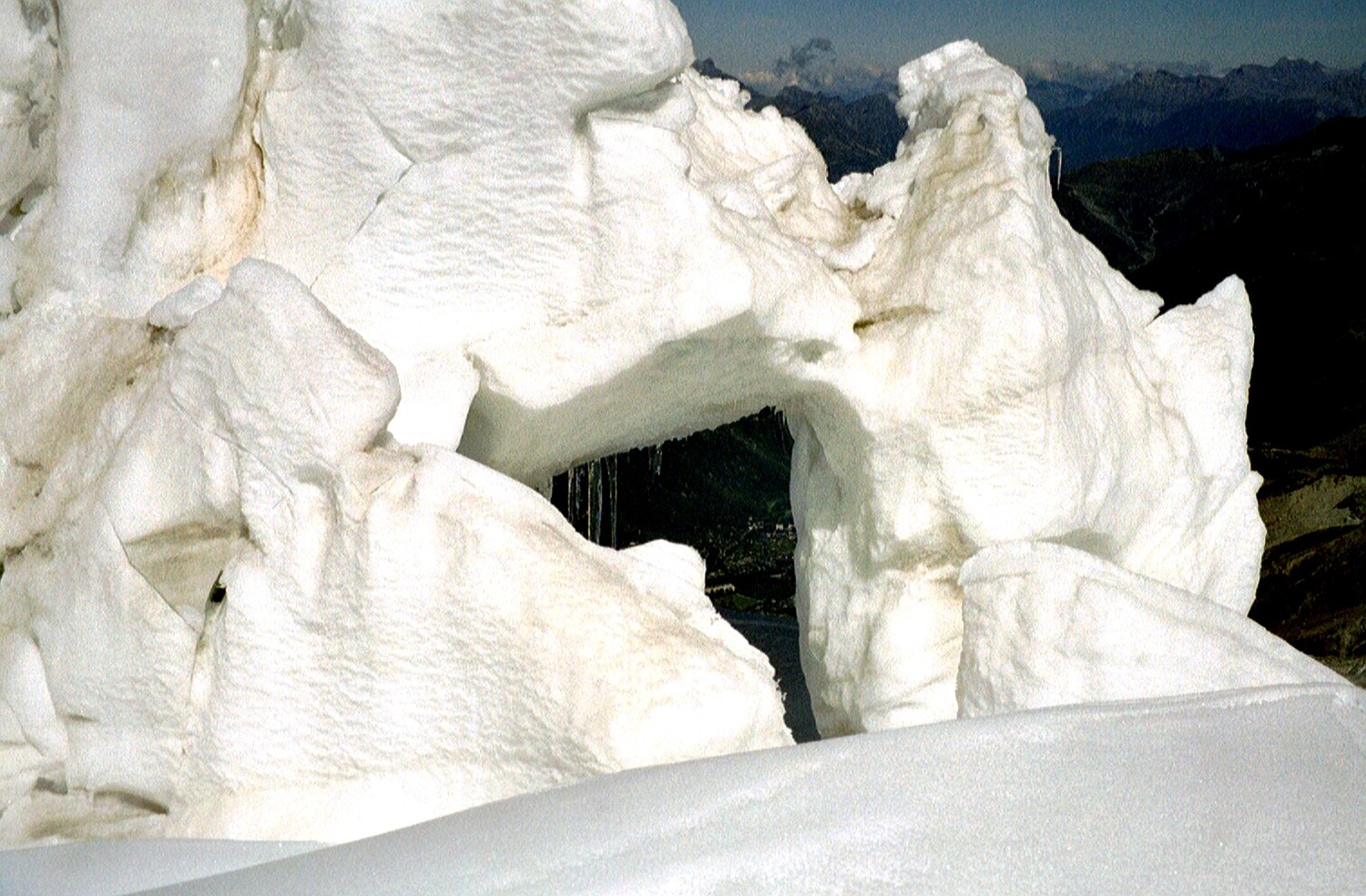 vue sur Chamonix