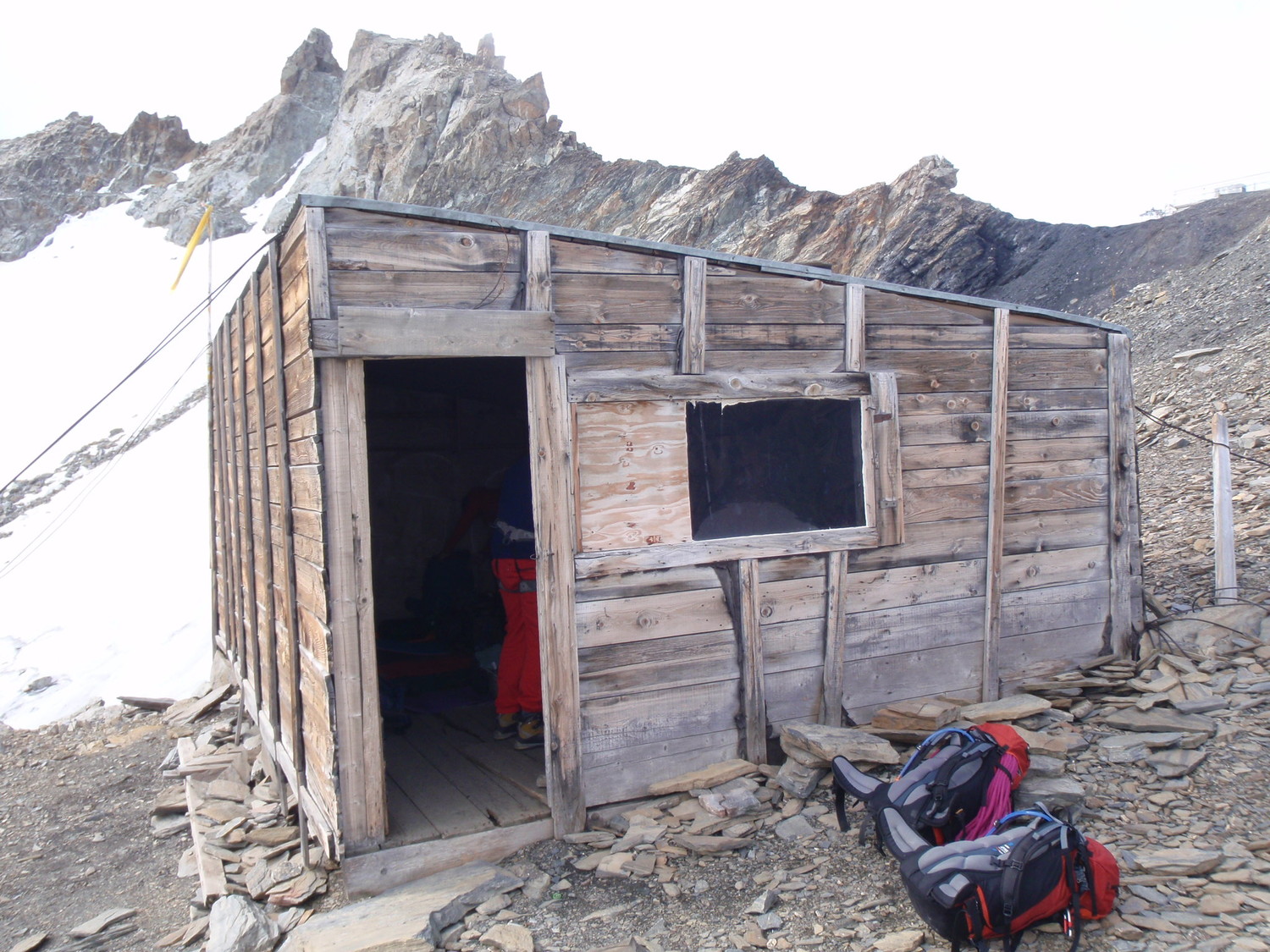 Cabane à 3200m