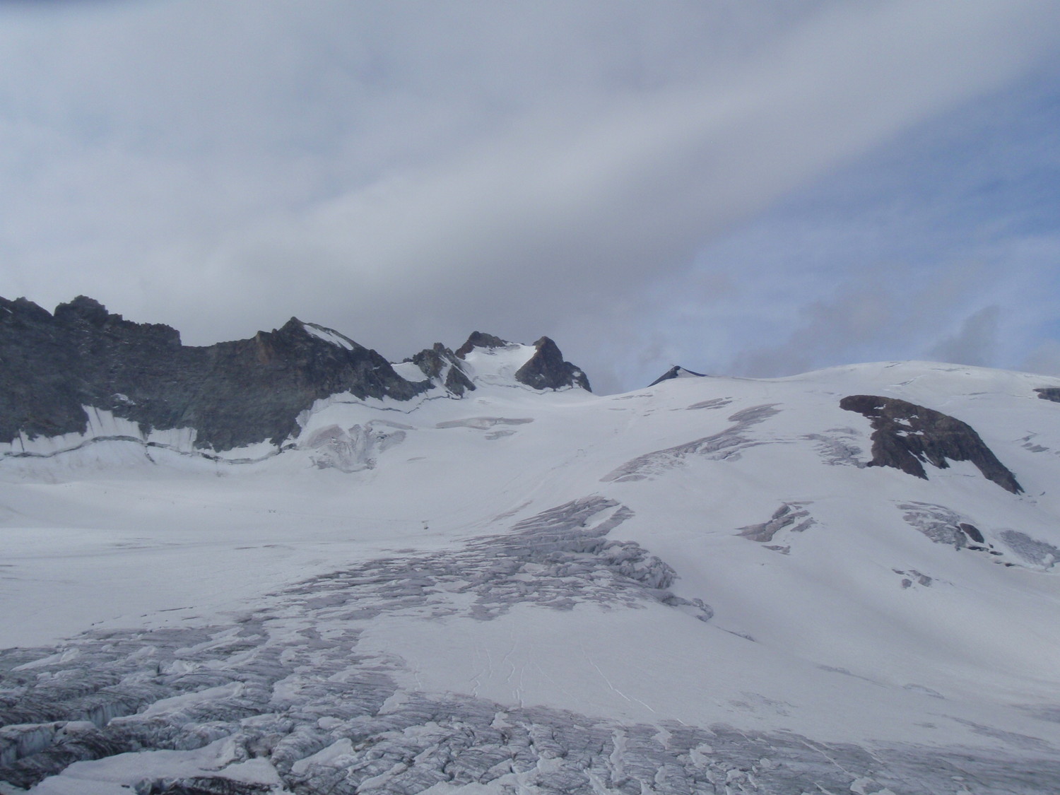 Glacier de la Girose et Pic de la Grave