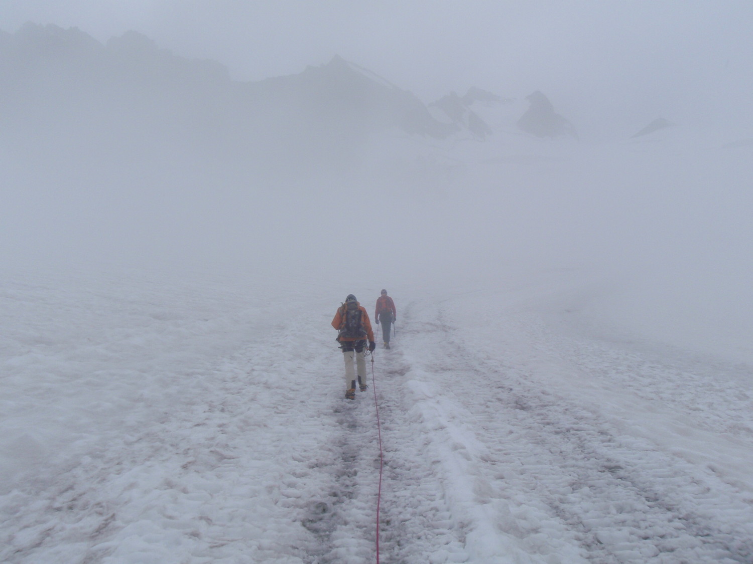 Conditions sur le glacier de la Girose