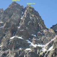 Arete Sud du sommet Est du Sirac