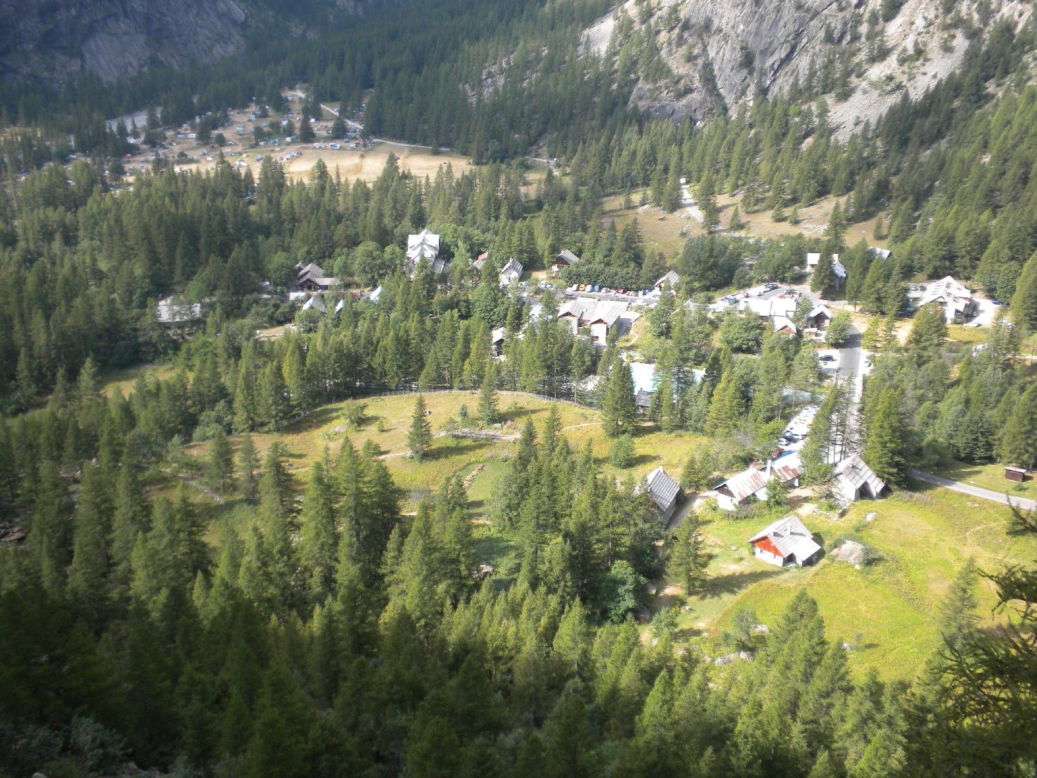 Vue sur Ailfroide
