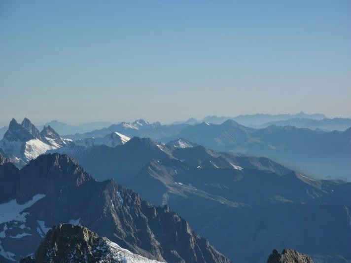 vue sur la Pointe Percée, la Tournette...