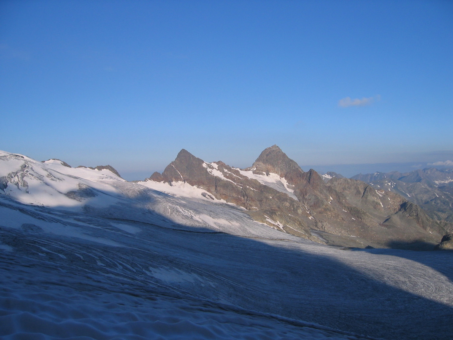 Bas du glacier du Ruitor