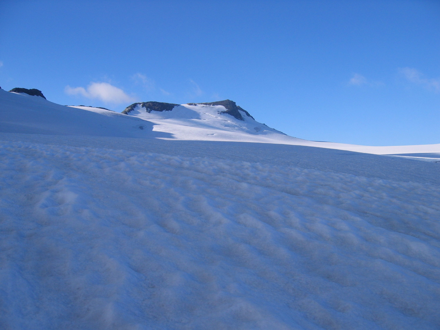 Grand Plateau sous le sommet du Ruitor
