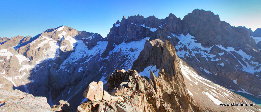 Pano vers la Meije and co