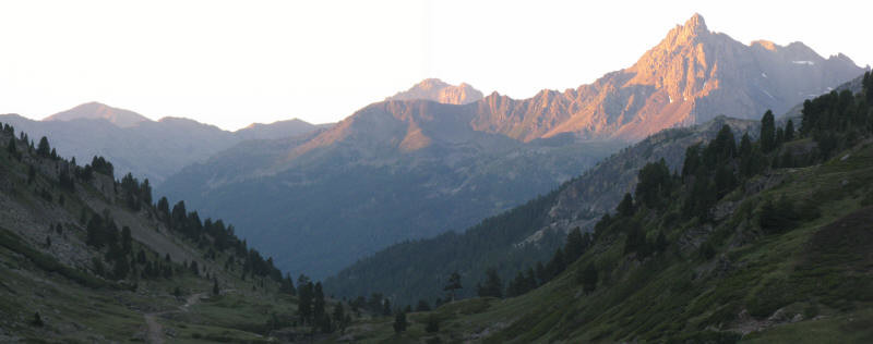 panorama matinal vers le Sud depuis les Drayères