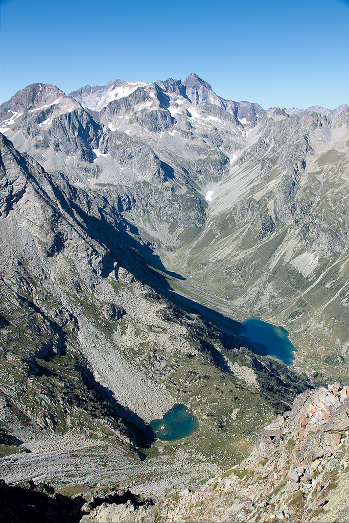 vallée du Lutour depuis le pic Inférieur de Culaus