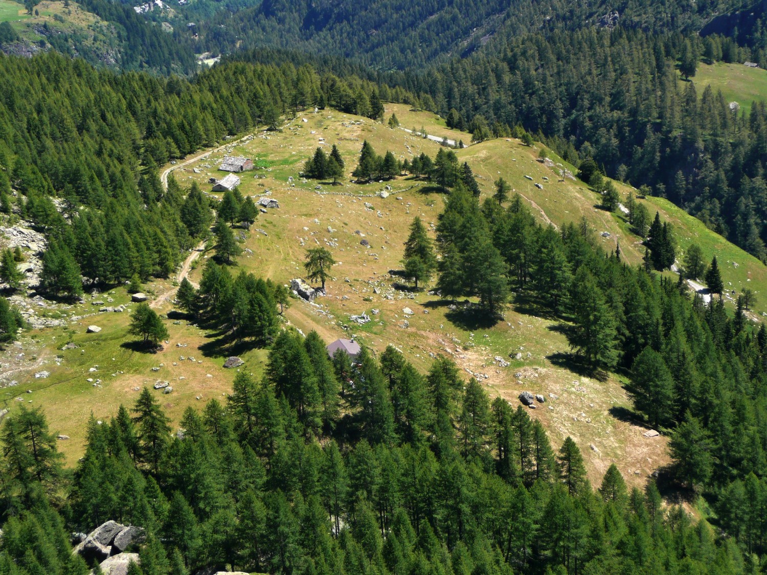 Valle di Champorcher vu du Bec Raty