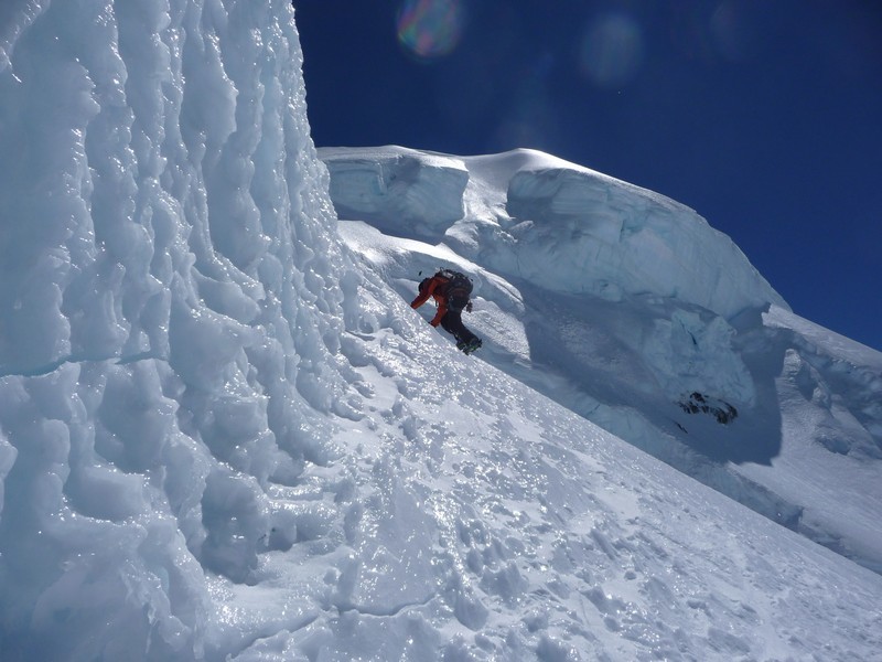 Deuxième passage raid avant le sommet