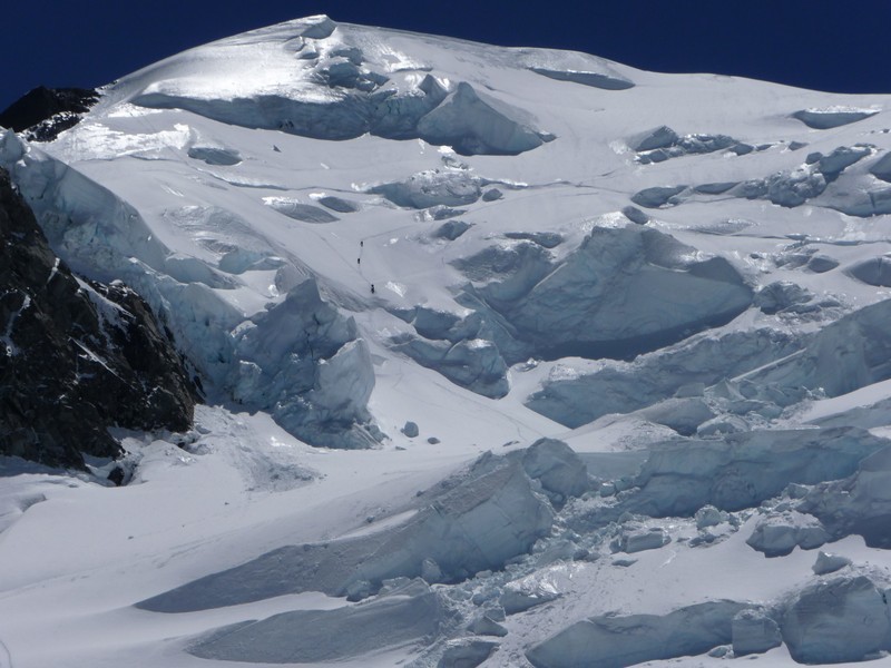 Trace sur Anna Glacier