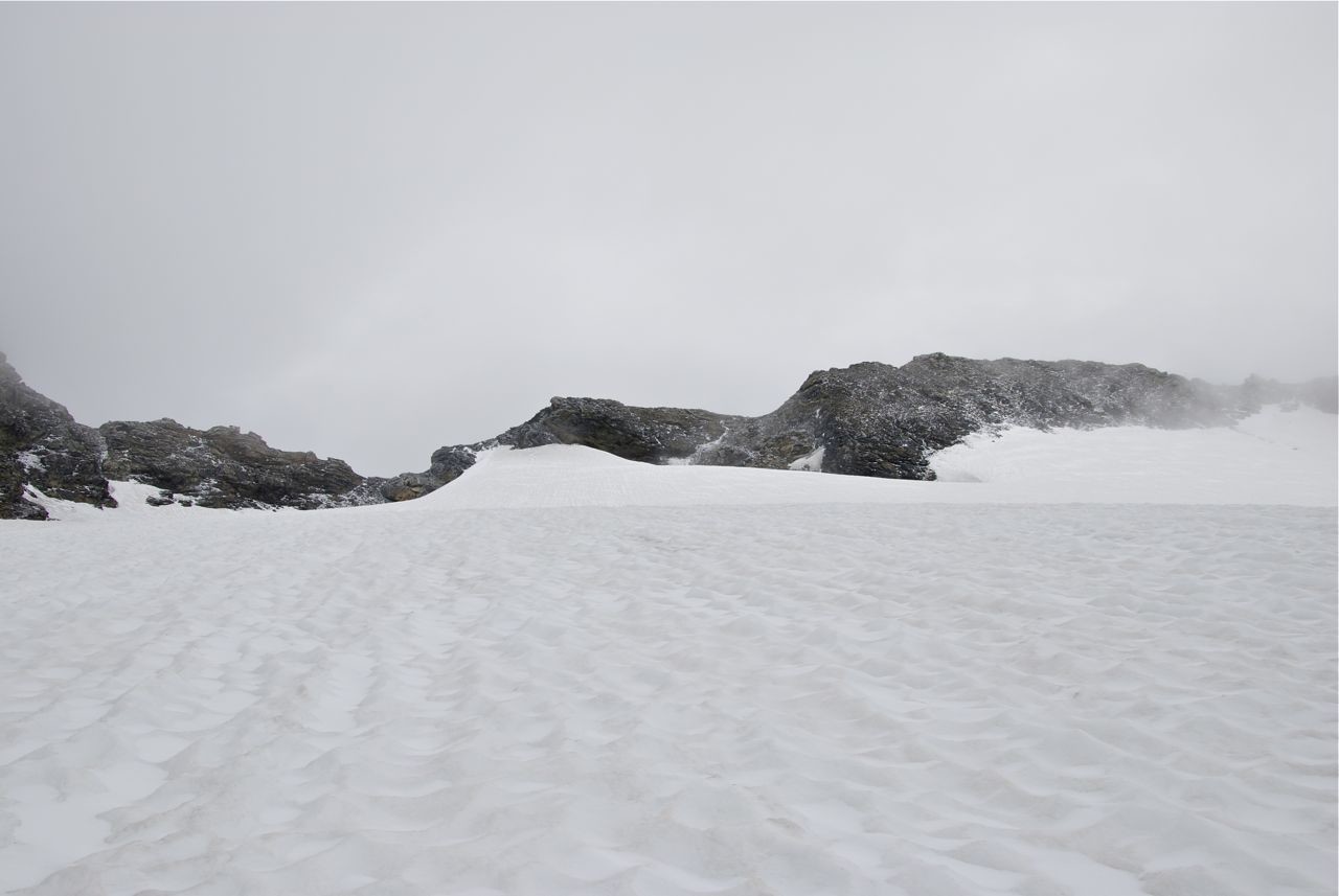 Pointe des Rognons et la rampe d'accès qui permet d'éviter un grand détour