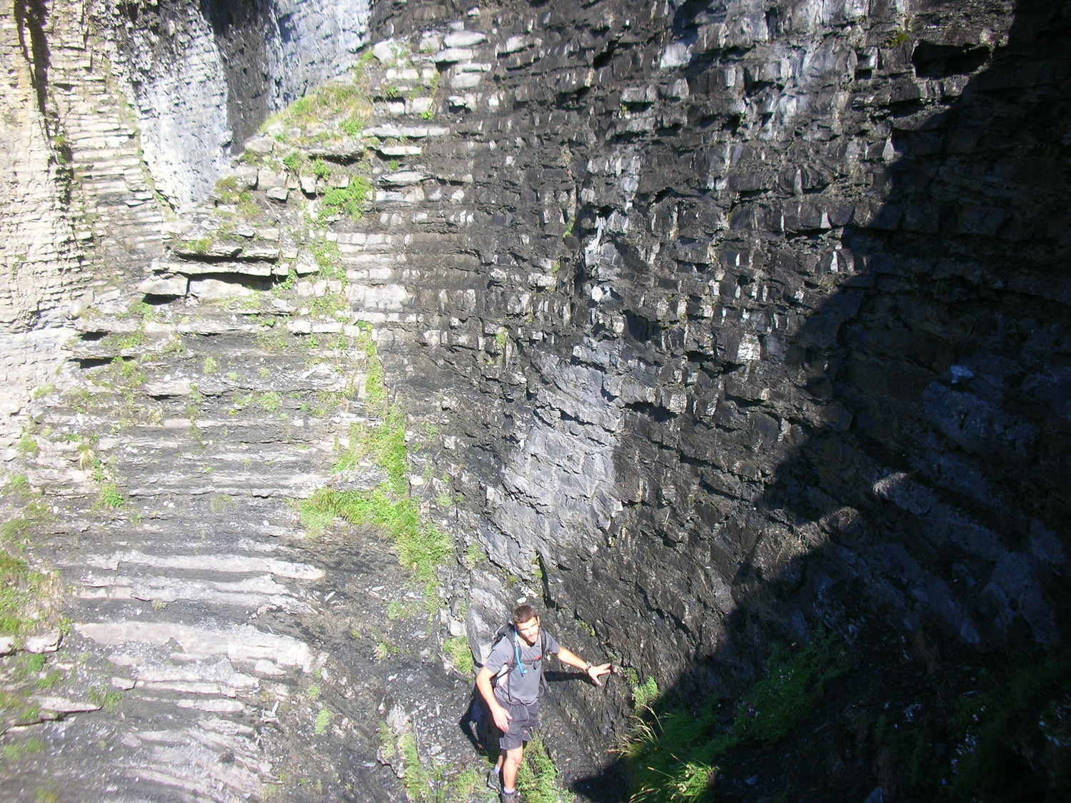 le petit couloir à la sortie de la Guivre