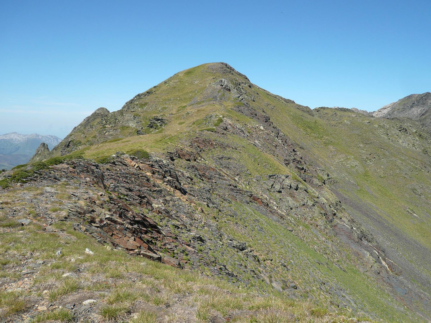 Pic Sanctus - depuis l'arête SW