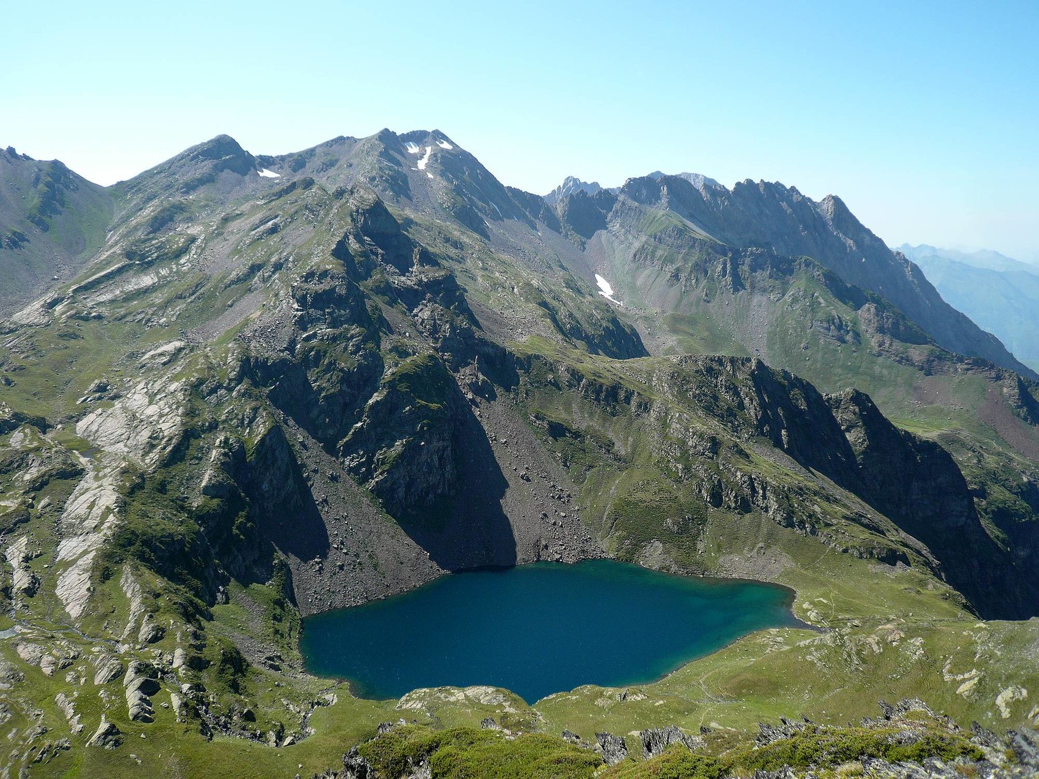 Lac d'Uzious (depuis le pic Sanctus)