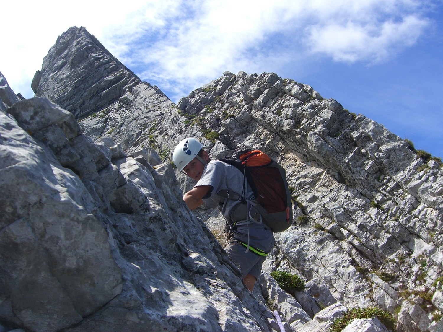 Arête à Marion: ça déroule...