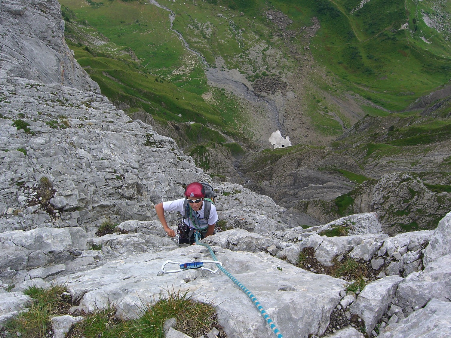 arête à Marion: ça plonge!