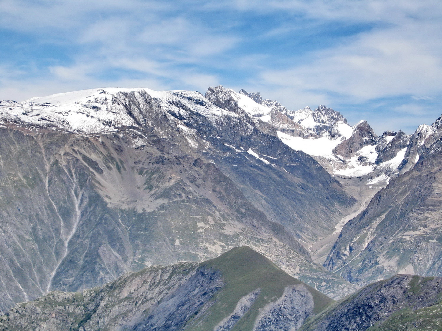 le vallon de la Selle, du col