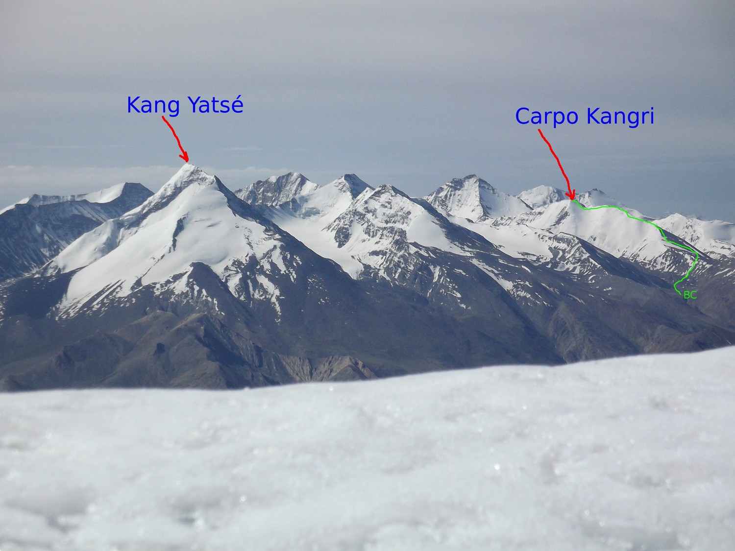 Le massif du Kang Yatsé