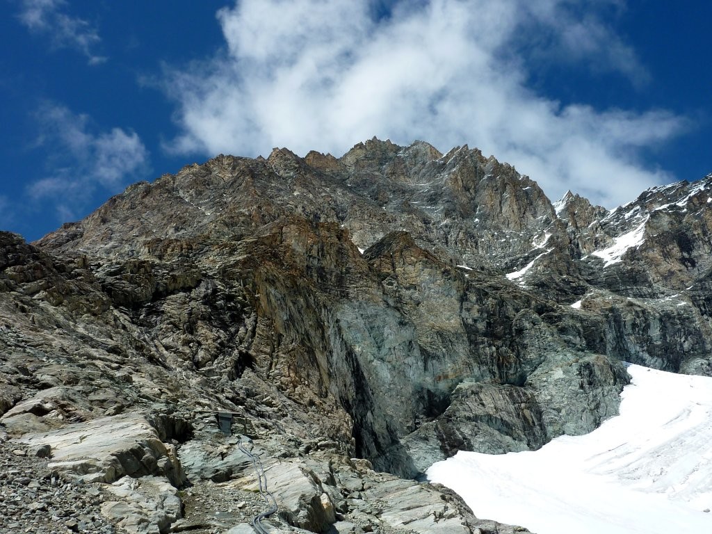 Vue d'arête de l'Arbenbiwak