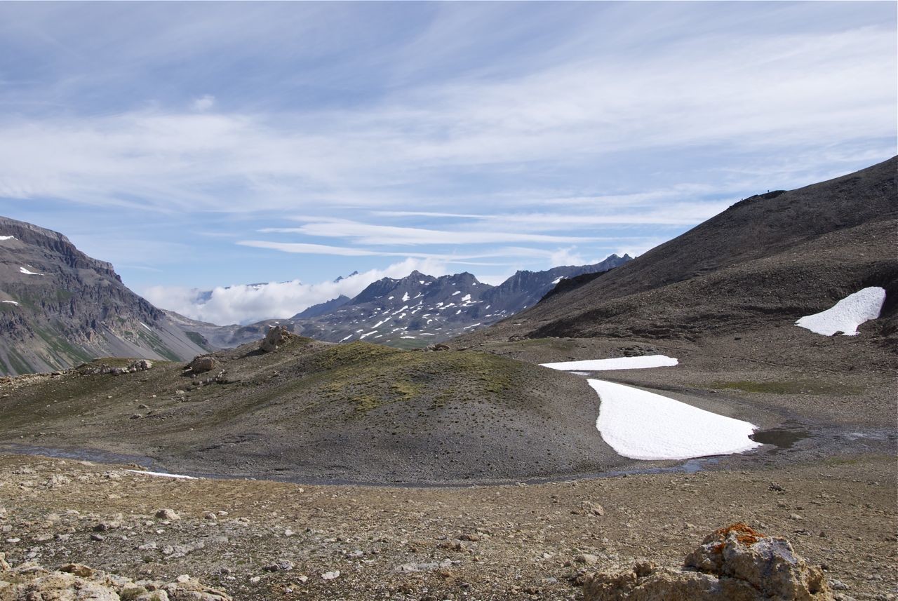 Col de Pierre Blanche : ambiance lunaire