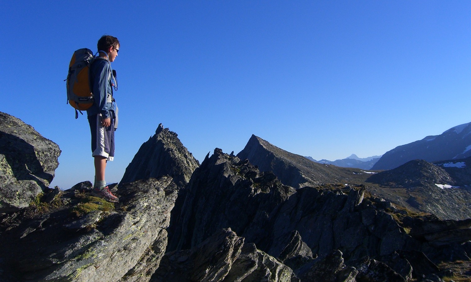 cime des planettes: l'arête et pointe de l'obs. au fond