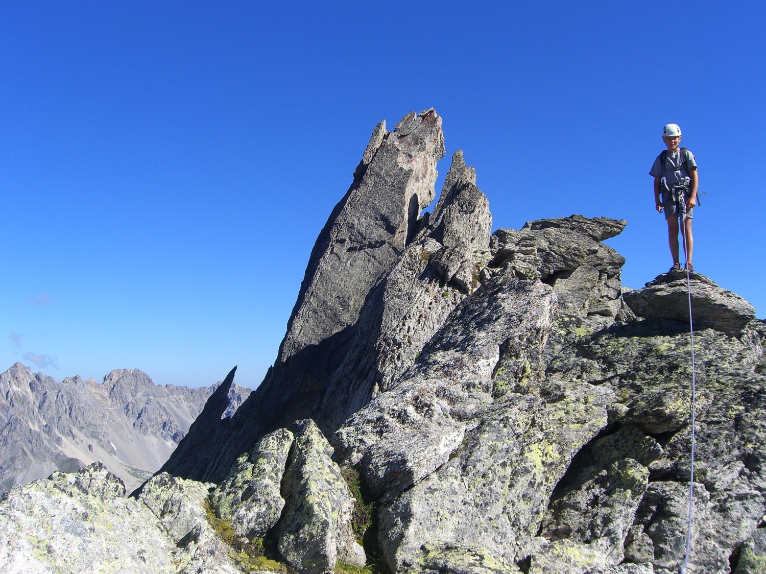 cime des planettes: le bloc sommital