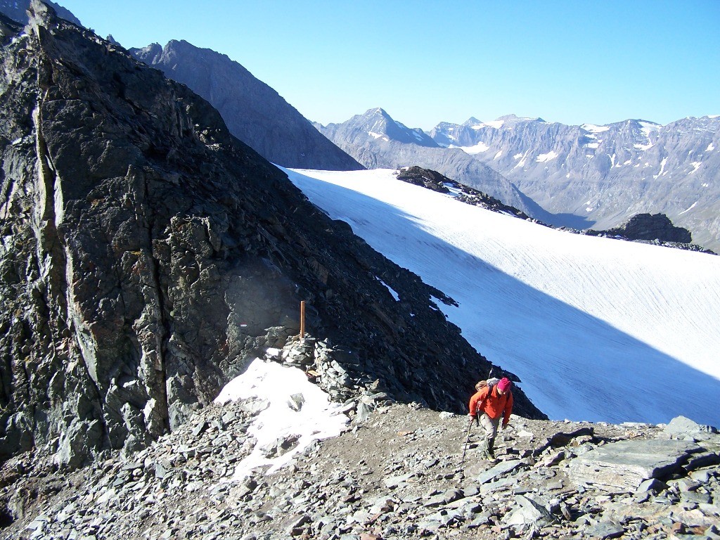 Passage du Colerin (tour de la Bessanèse)