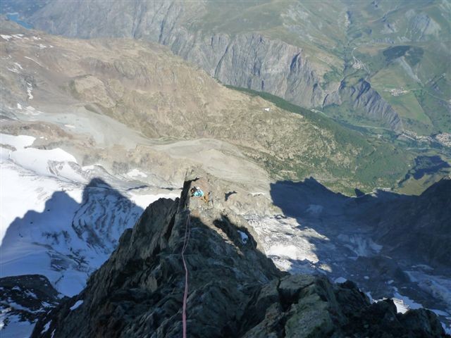 arrivée au Grand Pic
